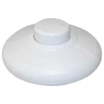 (imagem para) Interruptor de pé redondo 250V 6A Ø70x29mm - branco - GSC Evolution